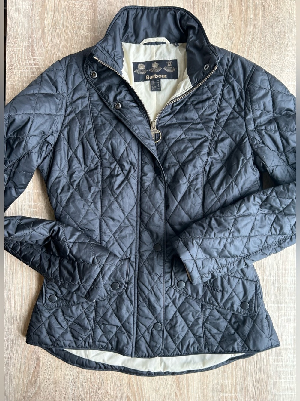 Barbour Quilted Black Jacket 6